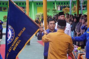 Wakil Ketua I DPRD Kabupaten Bengkulu Utara Hadiri Pengukuhan Satgas Anti Narkoba Sekolah