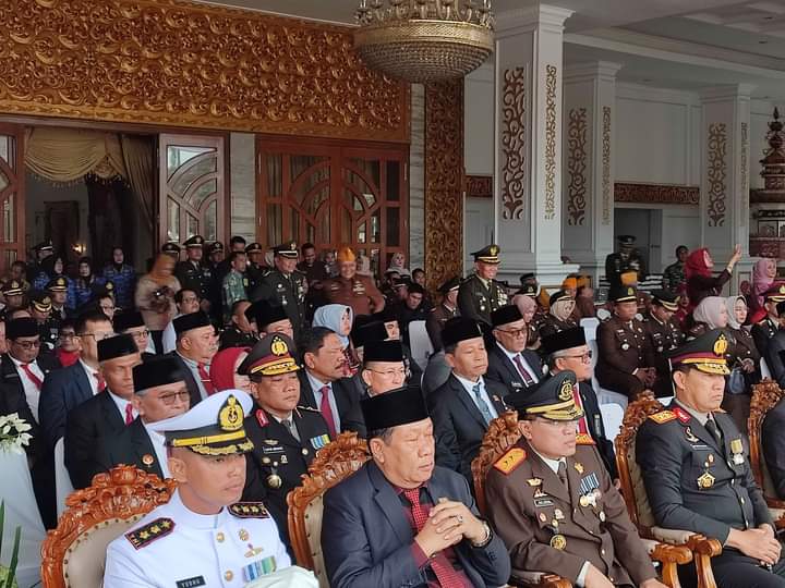 Ketua DPRD Bengkulu Utara Hadiri Upacara Peringatan HUT TNI ke-78 Tahun 2023 di Balai Semarak Bengkulu